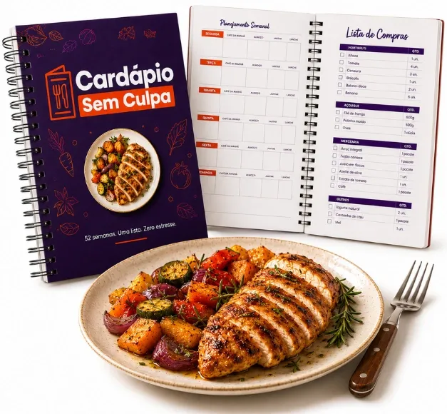 Cardápio Sem Culpa — 52 cardápios semanais com lista de compras